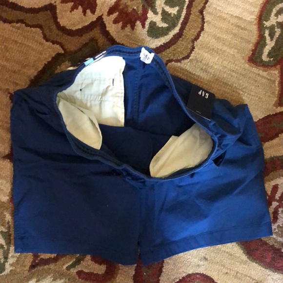 GAP Size Large Pull-On Short Cotton/Spandex Classic Blue Elastic & Tie $49 NEW - Picture 12 of 16